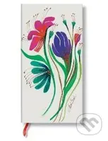 Zápisník Paperblanks Wind Flowers (Slim linajkový)
