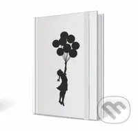 Banksy notebook dievča s balónmi 15x21cm