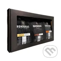 Darčekový set zrnkových odrodových káv 3x 200g Honduras, Costa Rica, Espresso