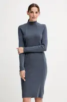 Šaty G-Star Washed slim rib šedá barva, mini, přiléhavé, D27164-E127