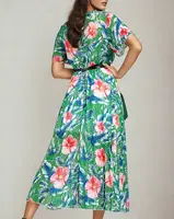 Resti Women's pleated floral midi dress