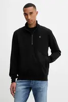 Mikina G-Star pánská, černá barva, hladká, D26305.D566