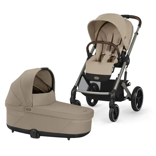 CYBEX Kočárek kombinovaný Balios S Lux Almond Beige Gold 2024