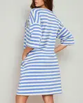 Resti Women's striped oversize midi dress