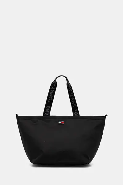 Kabelka Tommy Jeans černá barva, AW0AW17891