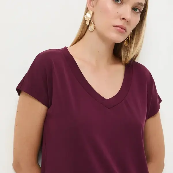 Tričko Medicine dámské, vínová barva