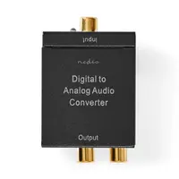 Převodník 2x Cinch/Toslink NEDIS ACON2510BK - zánovní / odzkoušeno / funkční