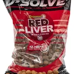 Starbaits rozpustné boilie d-solve boilies red liver 2,5 kg 20 mm