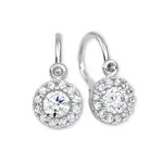 Soliter Dětské náušnice z bílého zlata s krystaly 239 001 00711 07