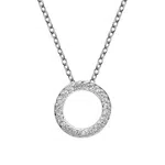 Hot Diamonds Stříbrný náhrdelník Hot Diamonds Love DP661 (řetízek, přívěsek)