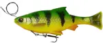 Savage gear gumová nástraha 4d line thru pulse tail roach firetiger-21 cm 150 g