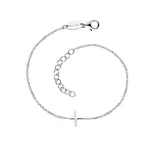 Engelsrufer Nadčasový stříbrný náramek s křížkem ERB-LILCROSS