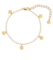 Hot Diamonds Půvabný pozlacený náramek s diamantem Jac Jossa Soul DL639
