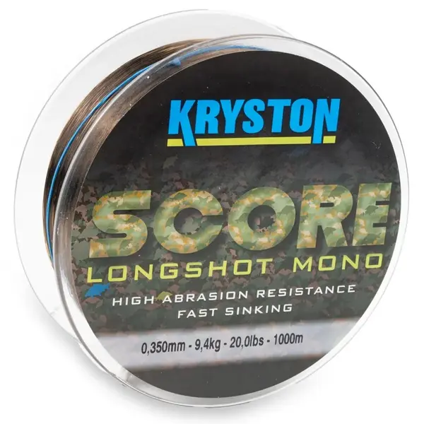 Kryston vlasec score long shot mono hnědý 1000 m - 0,26 mm 11,8 lb