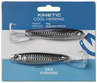 Kinetic pilker cool herring black silver 2 ks - 40 g