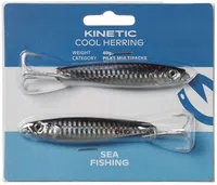 Kinetic pilker cool herring black silver 2 ks - 40 g