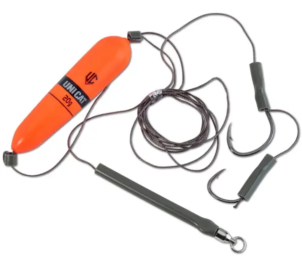 Uni cat návazec subfloat hair rig sx-67 200 cm - 5/0+2/0 30 g 105 kg