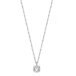Lotus Silver Elegantní stříbrný náhrdelník s krystaly Swarovski LP2005-1/1 (řetízek, přívěsek)