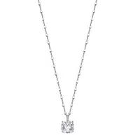 Lotus Silver Elegantní stříbrný náhrdelník s krystaly Swarovski LP2005-1/1 (řetízek, přívěsek)