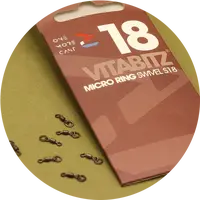 One more cast obratlík vitabitz micro ring swivel 15 ks velikost 18