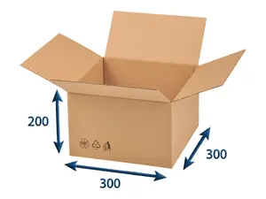25 ks - Krabice klopová 300x300x200 3VVL