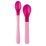 Canpol babies Lyžičky plastové magické meniace farbu 4m+ ružové