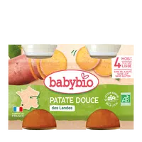 BABYBIO Príkrm sladké zemiaky (2x 130 g)