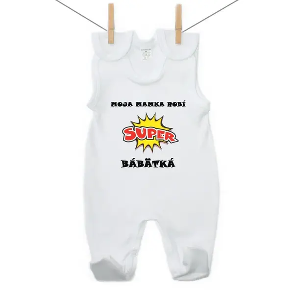 Boodyy Dupačky Moja mamka robí super bábätká 68 (3-6 mesiacov)