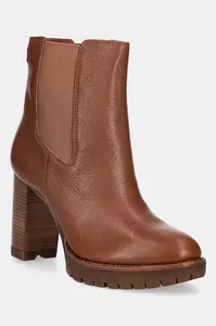 Kožené kotníkové boty Lauren Ralph Lauren Layne