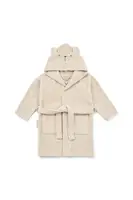 Dětský bavlněný župan Liewood Lily Polarbear Bathrobe béžová barva, LW20312
