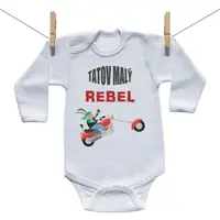 Boodyy Body s dlhým rukávom Tatov malý rebel 50 (0 mesiacov)
