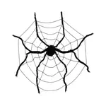 Guirca Dekorácia na stenu Mega pavúk s pavučinou 200x150cm