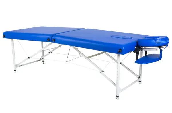 Masážny stôl Lipt® HL-01 (hliníkové) modrý