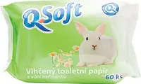 QSoft vlhčený toaletný papier Harmanček