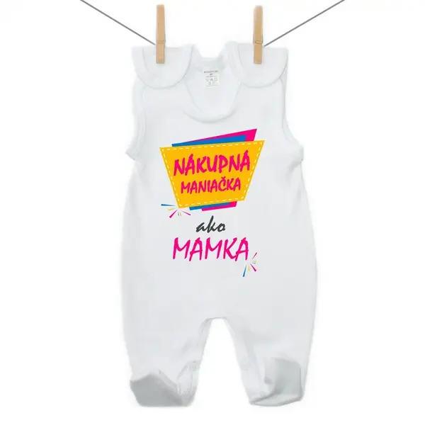 Boodyy Dupačky Nákupná maniačka ako mamka 68 (3-6 mesiacov)