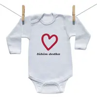 Boodyy Body s dlhým rukávom Ľúbim dedka 98 (2-3 roky)