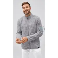 Pletená fleecová mikina WARM - šedá XL