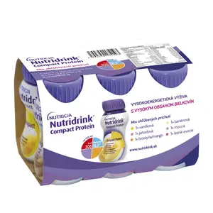 Nutridrink compact protein mix príchutí 6x125ml