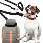 Bezpečnostný pás pre psa do auta – vodítko do opierky hlavy, pevná karabína