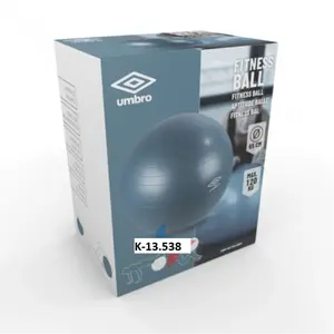 Fitness lopta 65cm modrá-MOVEO