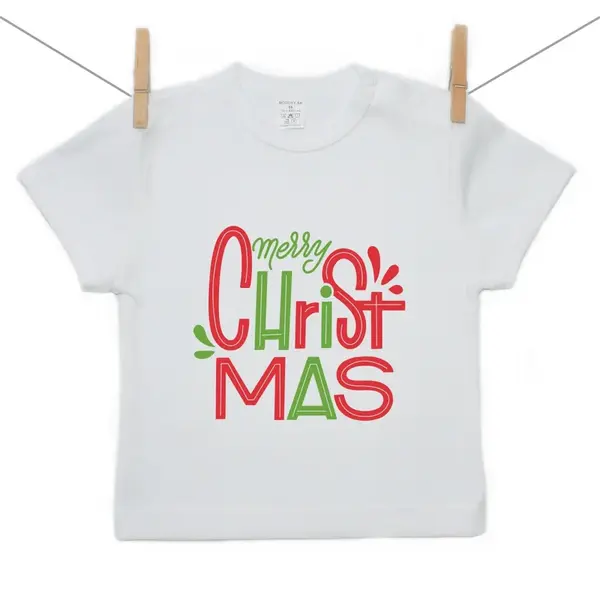 Boodyy Tričko s krátkym rukávom Merry Christmas 104 (3-4 roky)