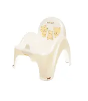 TEGA BABY Nočník kresielko s melódiou Teddy - biela perleť