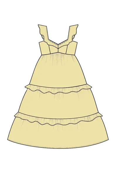 Marisse Women's Dress L-Su-4065 Vanilla