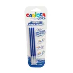 Carioca Náhradná náplň do rollera Frixion 0,7mm zelená 3ks-CARIOCA