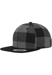 Zaškrtnutý Flanell Snapback blk/cha