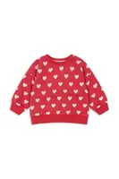 Dětská bavlněná mikina Konges Sløjd LOUPY LOU SWEAT SHIRT OCS