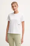 Tréninkové tričko Hummel dámské, bílá barva, 229983