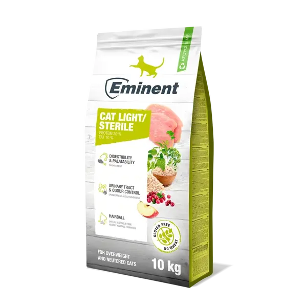 EMINENT CAT AD.LIGHT/STERILE 10KG A.U.V.