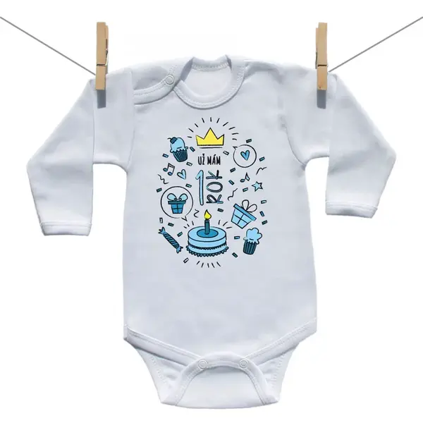 Boodyy Body s dlhým rukávom Už mám 1 rok 92 (18-24 mesiacov)