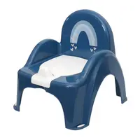 Detská nočník s melódiou a vekom, ergonomický - Duha v modré